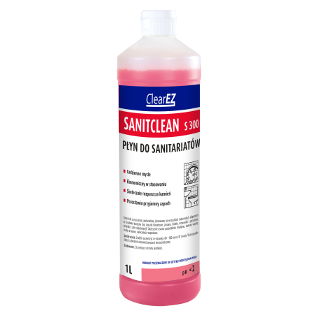 SANIT CLEAN S300 1L - mycie sanitrariatów/Clearez/