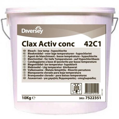 Clax OXY 40C1 10kg - proszek wybielając /diversey/